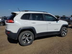 2014 Jeep Cherokee Trailhawk White vin: 1C4PJMBS8EW203143