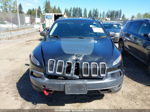 2015 Jeep Cherokee Trailhawk Black vin: 1C4PJMBS8FW513388