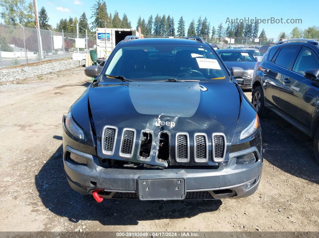 2015 Jeep Cherokee Trailhawk Черный vin: 1C4PJMBS8FW513388