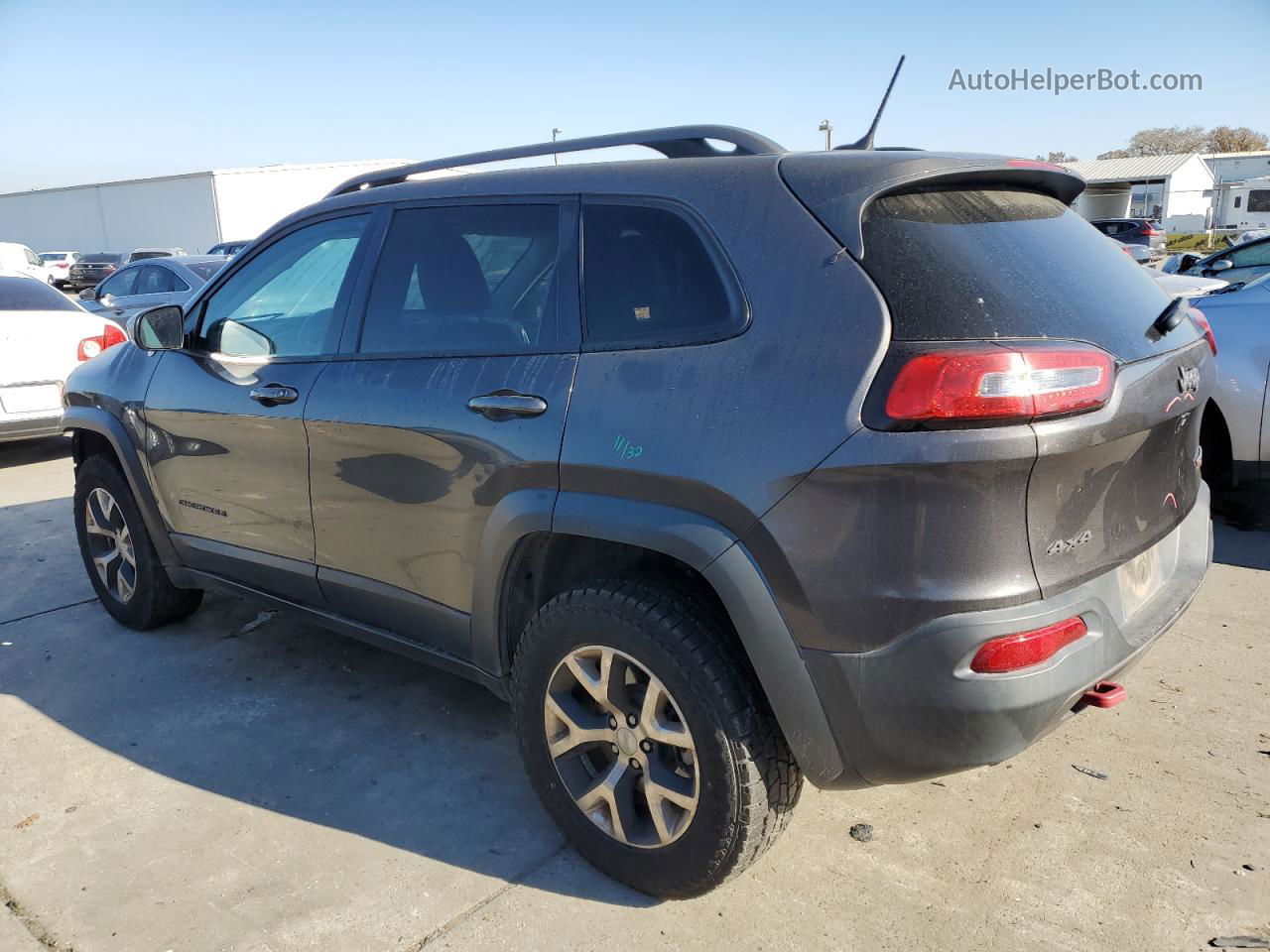 2015 Jeep Cherokee Trailhawk Угольный vin: 1C4PJMBS8FW524844