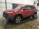 2015 Jeep Cherokee Trailhawk Red vin: 1C4PJMBS8FW661945