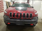 2015 Jeep Cherokee Trailhawk Red vin: 1C4PJMBS8FW661945