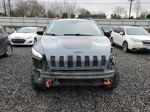 2015 Jeep Cherokee Trailhawk Gray vin: 1C4PJMBS8FW699675