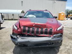 2015 Jeep Cherokee Trailhawk Red vin: 1C4PJMBS8FW778523