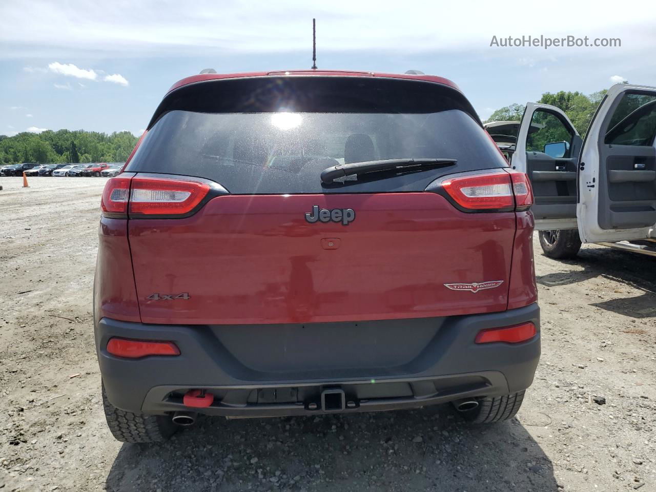 2015 Jeep Cherokee Trailhawk Красный vin: 1C4PJMBS8FW778523