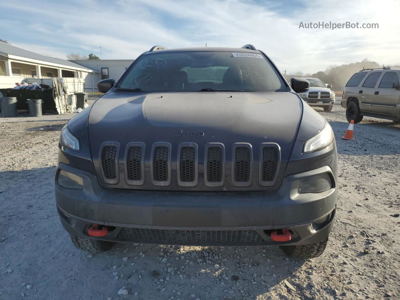 2016 Jeep Cherokee Trailhawk Синий vin: 1C4PJMBS8GW306033