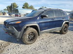 2016 Jeep Cherokee Trailhawk Синий vin: 1C4PJMBS8GW306033