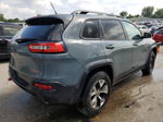 2014 Jeep Cherokee Trailhawk Серый vin: 1C4PJMBS9EW134866