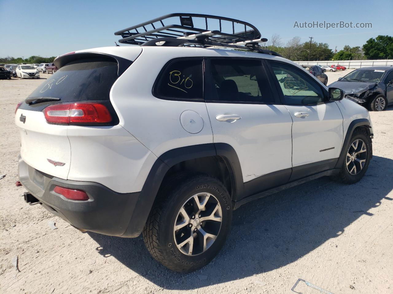 2014 Jeep Cherokee Trailhawk Белый vin: 1C4PJMBS9EW205953