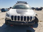 2014 Jeep Cherokee Trailhawk White vin: 1C4PJMBS9EW205953