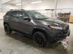 2015 Jeep Cherokee Trailhawk Charcoal vin: 1C4PJMBS9FW600684