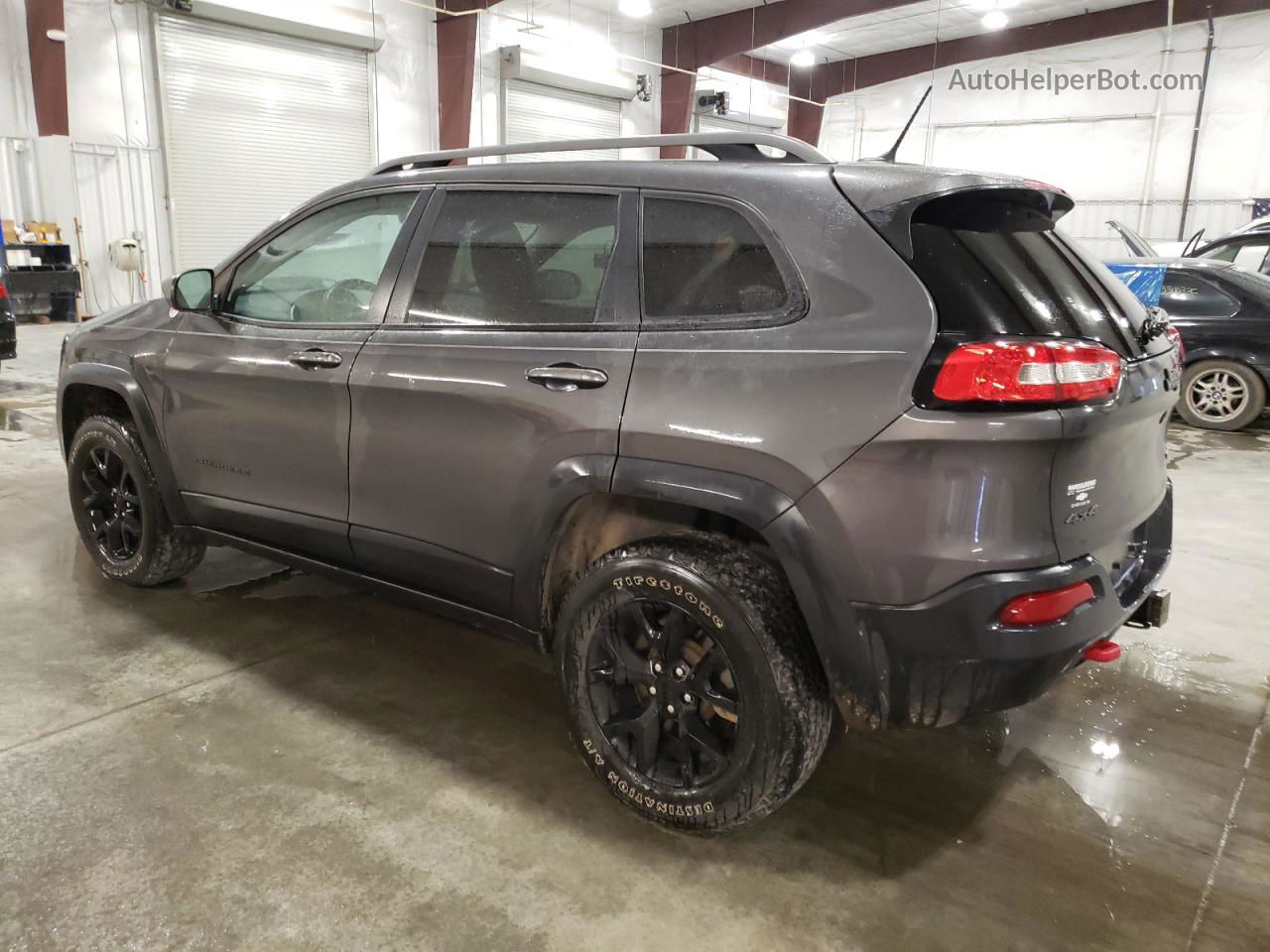 2015 Jeep Cherokee Trailhawk Charcoal vin: 1C4PJMBS9FW600684