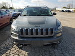 2014 Jeep Cherokee Trailhawk Gray vin: 1C4PJMBSXEW189293