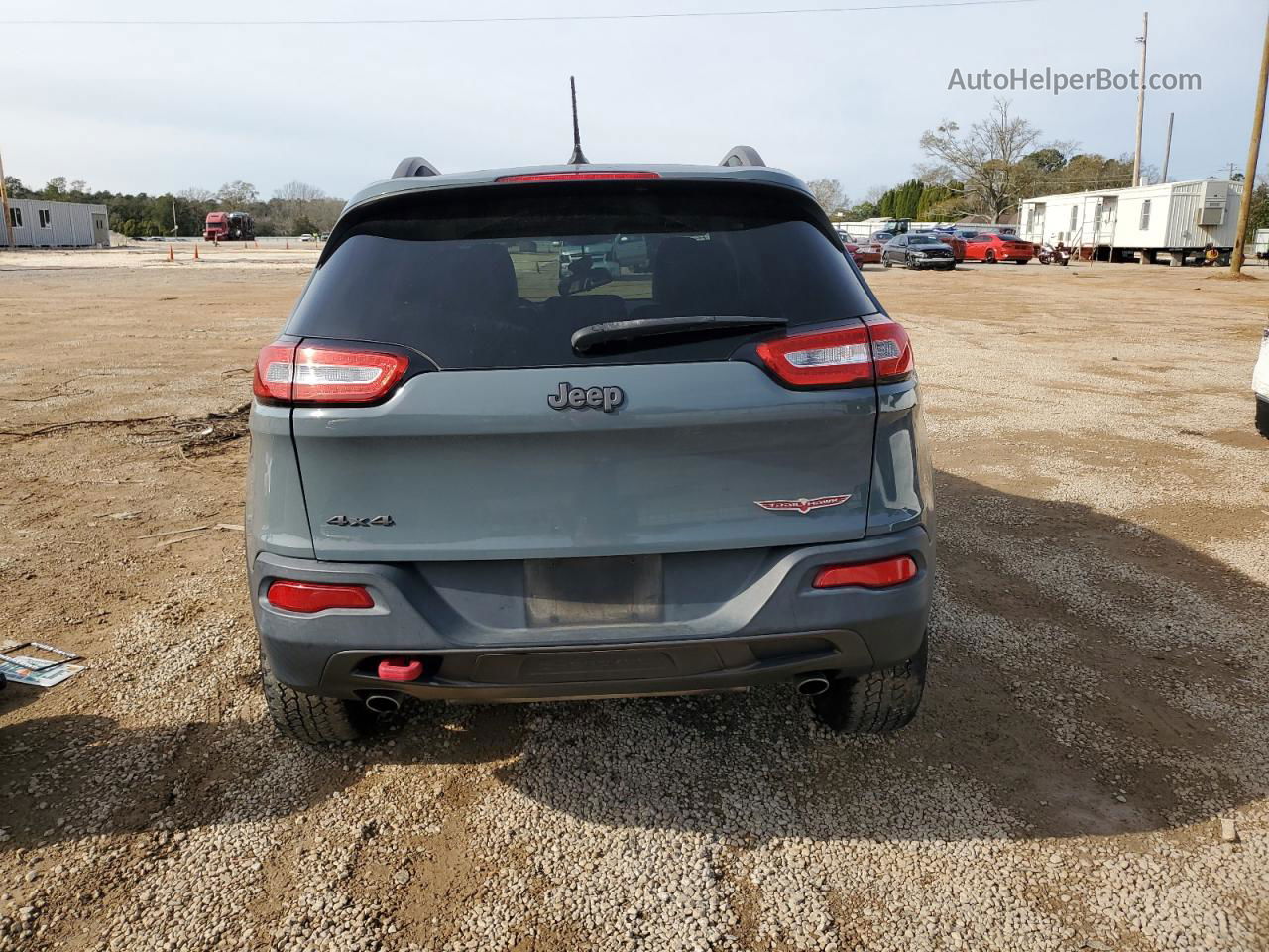 2014 Jeep Cherokee Trailhawk Серый vin: 1C4PJMBSXEW210255