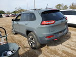 2014 Jeep Cherokee Trailhawk Gray vin: 1C4PJMBSXEW210255