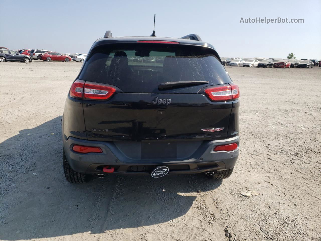 2014 Jeep Cherokee Trailhawk Black vin: 1C4PJMBSXEW211048