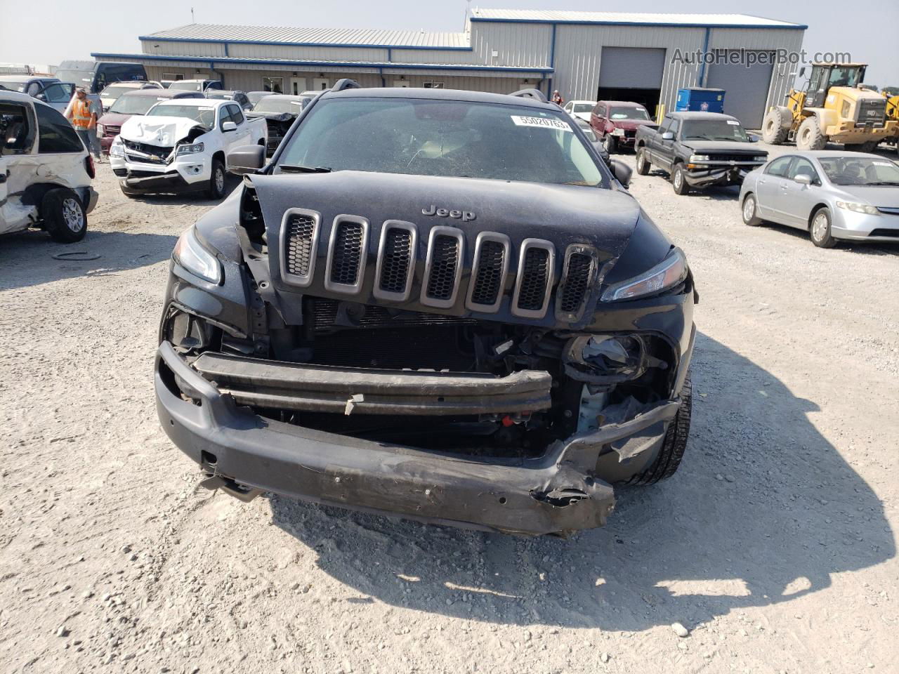 2014 Jeep Cherokee Trailhawk Black vin: 1C4PJMBSXEW211048