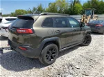 2014 Jeep Cherokee Trailhawk Green vin: 1C4PJMBSXEW310033