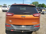 2016 Jeep Cherokee Trailhawk Orange vin: 1C4PJMBSXGW306311