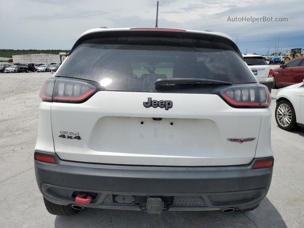 2019 Jeep Cherokee Trailhawk Белый vin: 1C4PJMBX0KD132295