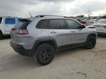 2019 Jeep Cherokee Trailhawk Silver vin: 1C4PJMBX1KD159246