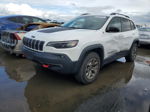 2021 Jeep Cherokee Trailhawk White vin: 1C4PJMBX1MD115928