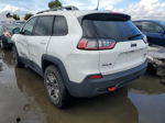 2021 Jeep Cherokee Trailhawk White vin: 1C4PJMBX1MD115928