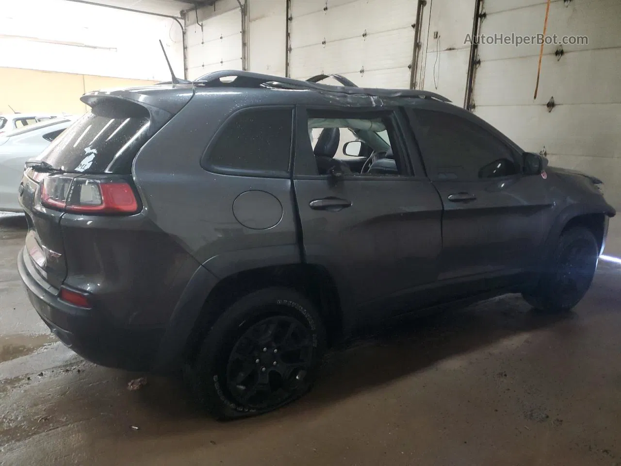 2019 Jeep Cherokee Trailhawk Black vin: 1C4PJMBX2KD217042