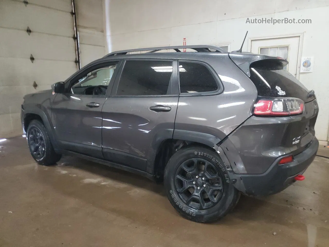 2019 Jeep Cherokee Trailhawk Black vin: 1C4PJMBX2KD217042