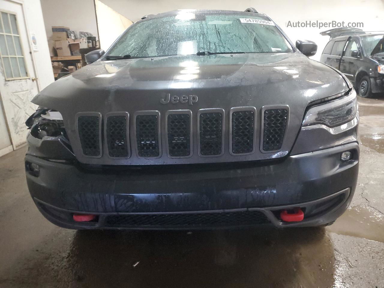 2019 Jeep Cherokee Trailhawk Black vin: 1C4PJMBX2KD217042