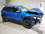 2019 Jeep Cherokee Trailhawk Blue vin: 1C4PJMBX2KD257931