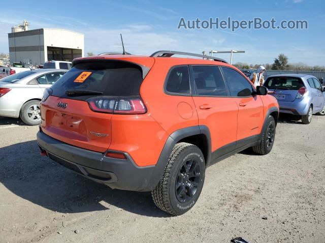 2021 Jeep Cherokee Trailhawk Orange vin: 1C4PJMBX2MD129109