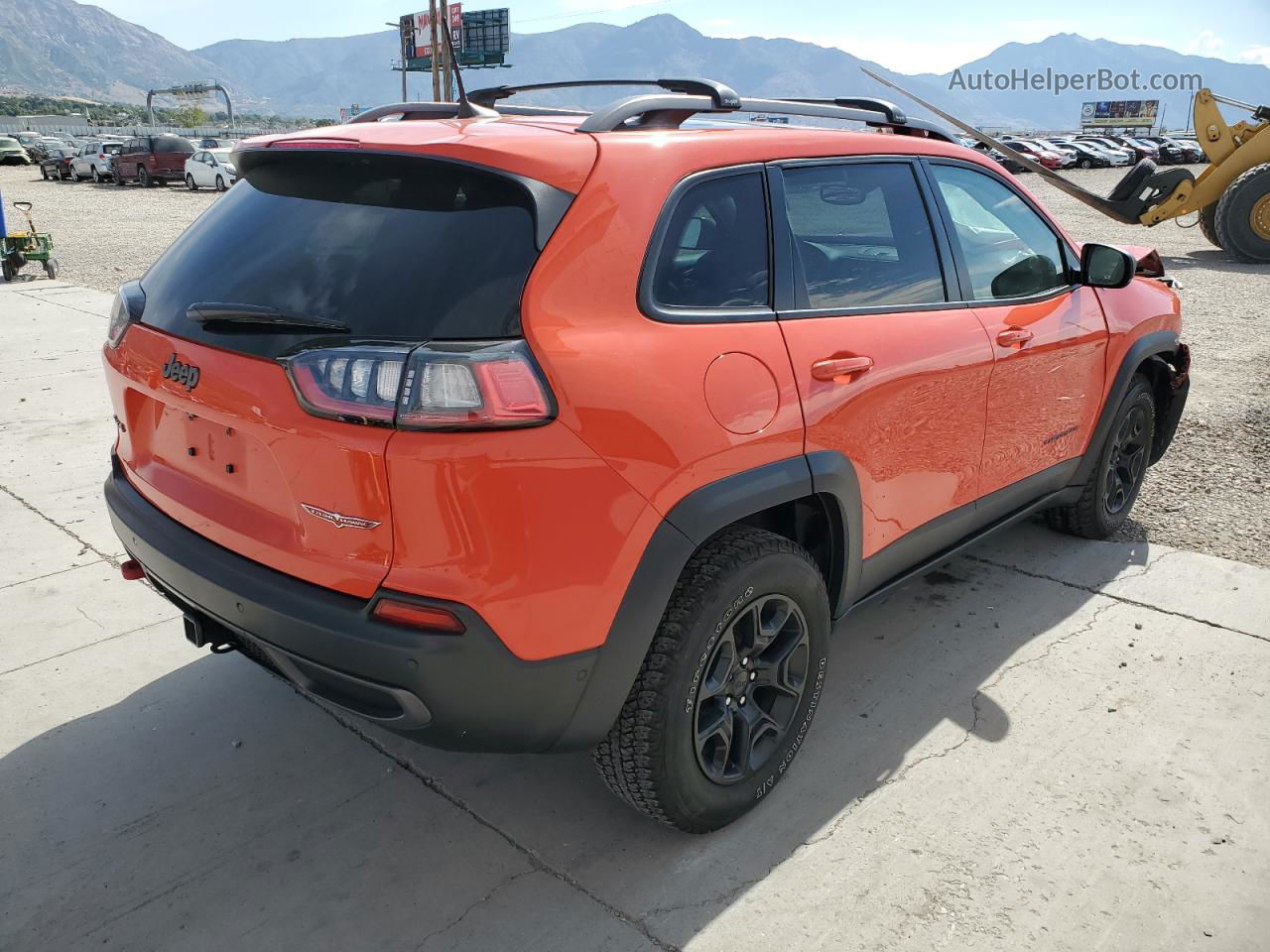 2021 Jeep Cherokee Trailhawk Orange vin: 1C4PJMBX2MD194753