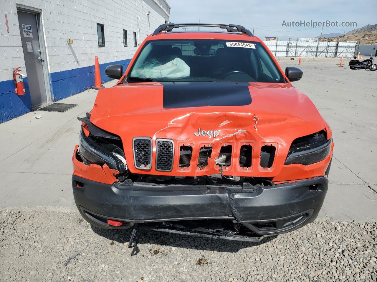 2021 Jeep Cherokee Trailhawk Оранжевый vin: 1C4PJMBX2MD194753