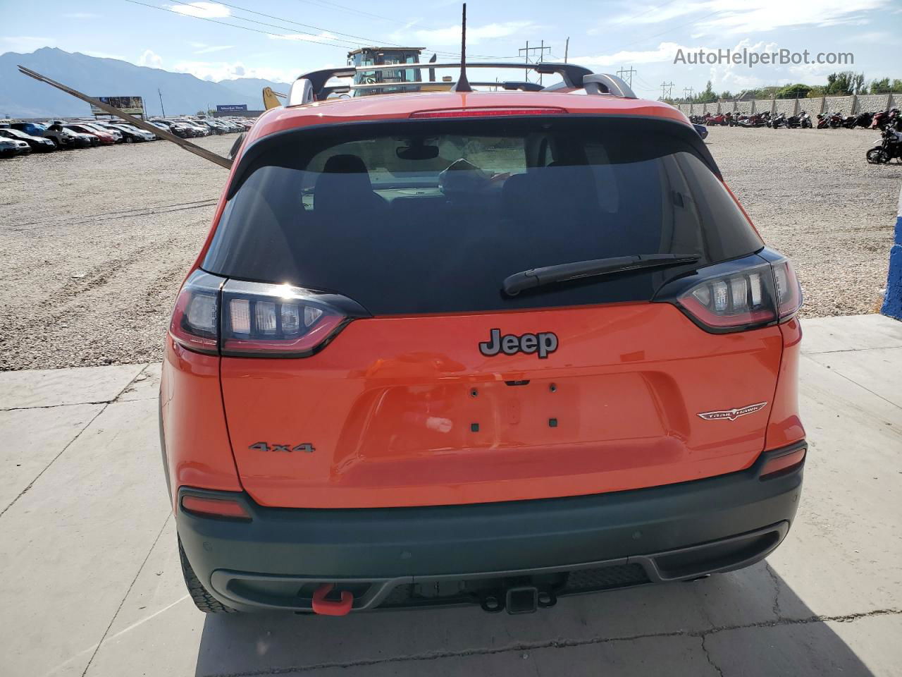 2021 Jeep Cherokee Trailhawk Оранжевый vin: 1C4PJMBX2MD194753