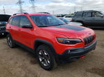 2019 Jeep Cherokee Trailhawk Red vin: 1C4PJMBX3KD200184