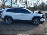 2019 Jeep Cherokee Trailhawk 4x4 White vin: 1C4PJMBX3KD298567