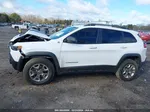 2019 Jeep Cherokee Trailhawk 4x4 White vin: 1C4PJMBX3KD298567