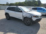 2019 Jeep Cherokee Trailhawk White vin: 1C4PJMBX3KD306991