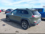 2019 Jeep Cherokee Trailhawk 4x4 Green vin: 1C4PJMBX3KD353213