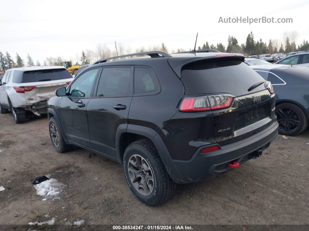 2021 Jeep Cherokee Trailhawk 4x4 Black vin: 1C4PJMBX3MD129605