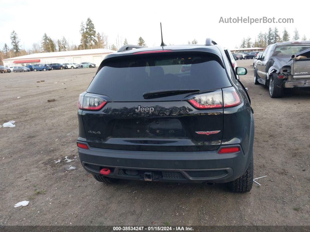 2021 Jeep Cherokee Trailhawk 4x4 Black vin: 1C4PJMBX3MD129605