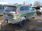 2021 Jeep Cherokee Trailhawk 4x4 Green vin: 1C4PJMBX3MD182398