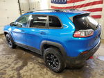 2021 Jeep Cherokee Trailhawk Blue vin: 1C4PJMBX3MD191442