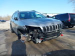 2019 Jeep Cherokee Trailhawk 4x4 Gray vin: 1C4PJMBX4KD216894