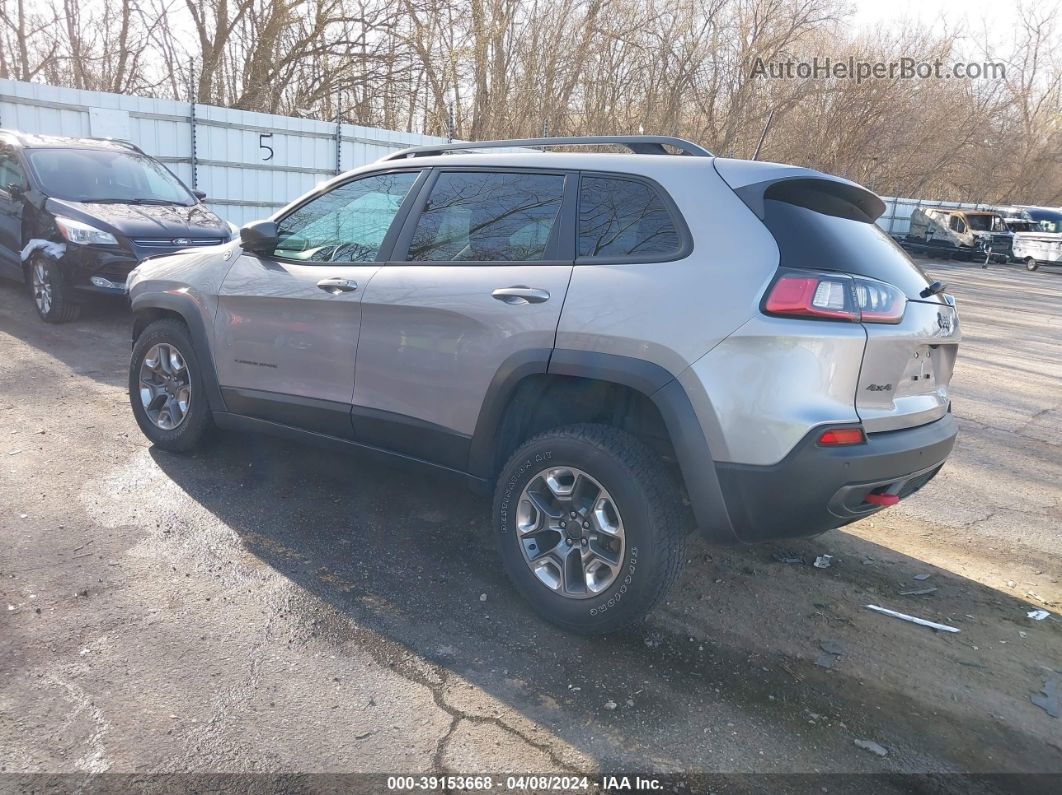 2019 Jeep Cherokee Trailhawk 4x4 Gray vin: 1C4PJMBX4KD216894