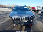 2019 Jeep Cherokee Trailhawk 4x4 Gray vin: 1C4PJMBX4KD216894