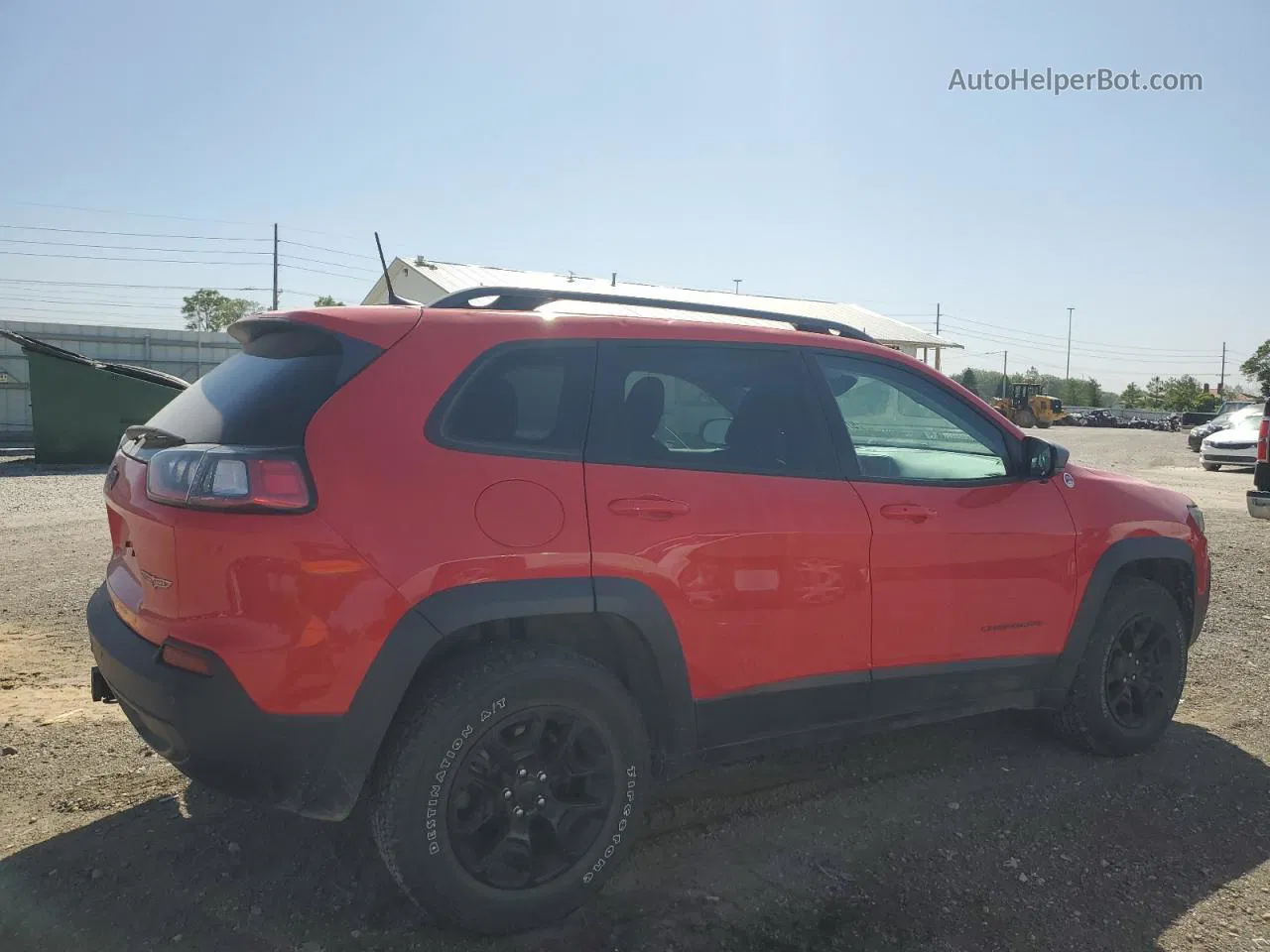 2019 Jeep Cherokee Trailhawk Красный vin: 1C4PJMBX4KD329101