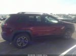 2019 Jeep Cherokee Trailhawk 4x4 Red vin: 1C4PJMBX4KD463414