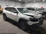 2021 Jeep Cherokee Trailhawk 4x4 White vin: 1C4PJMBX4MD123814